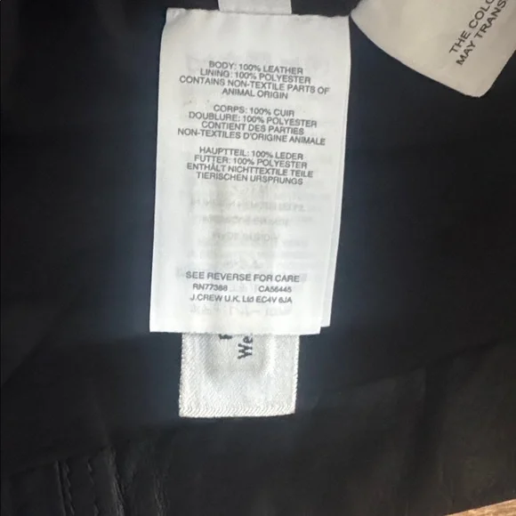 Madewell black leather mini skirt - Picture 8 of 10